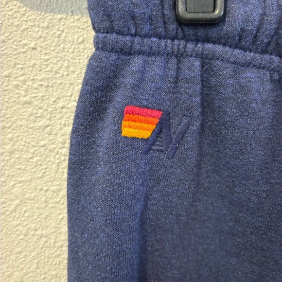 Aviator Nation Women’s 5 Stripe Sweatpants Joggers in Navy size Large - Picture 6 of 10